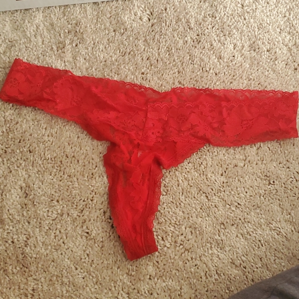 Red Victoria Secret thong